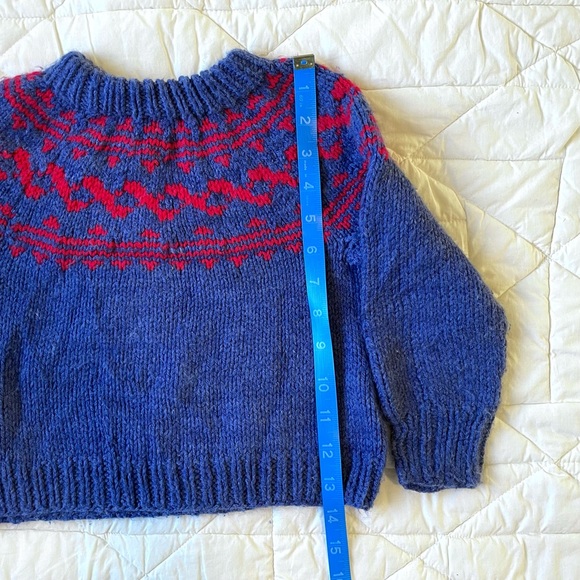 Vintage Handmade Fair Isle Sweater - Picture 2 of 3